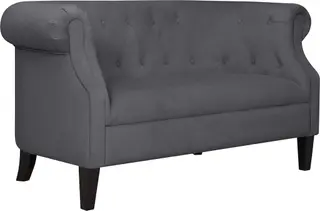 Villa Marden Westcott Tufted Loveseat Sofa Couch, 60"W, Velvet